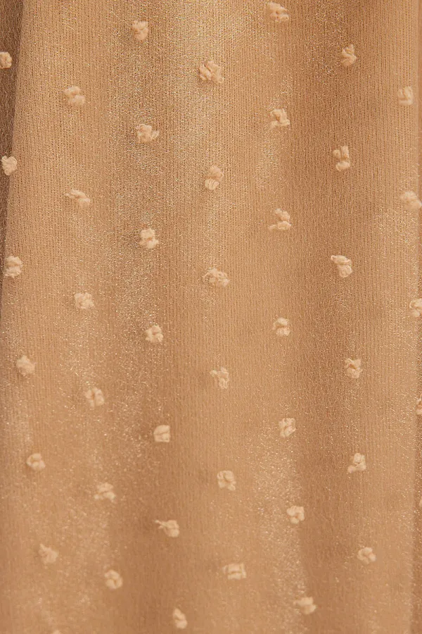 POLKA DOT ORGANZA FLARED SKIRT POLKA DOT ORGANZA FLARED SKIRT