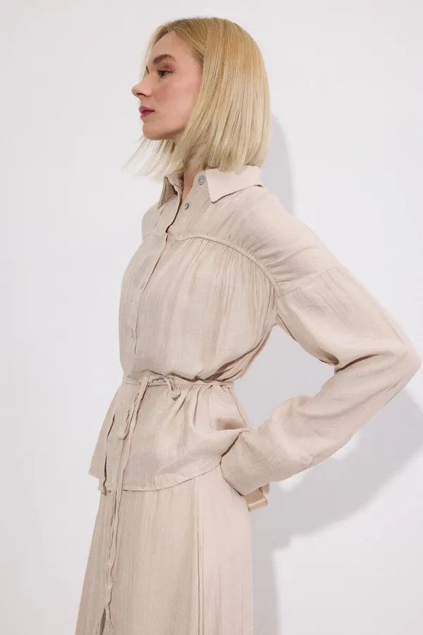 VİSKOZ GÖMLEK ETEK TAKIM