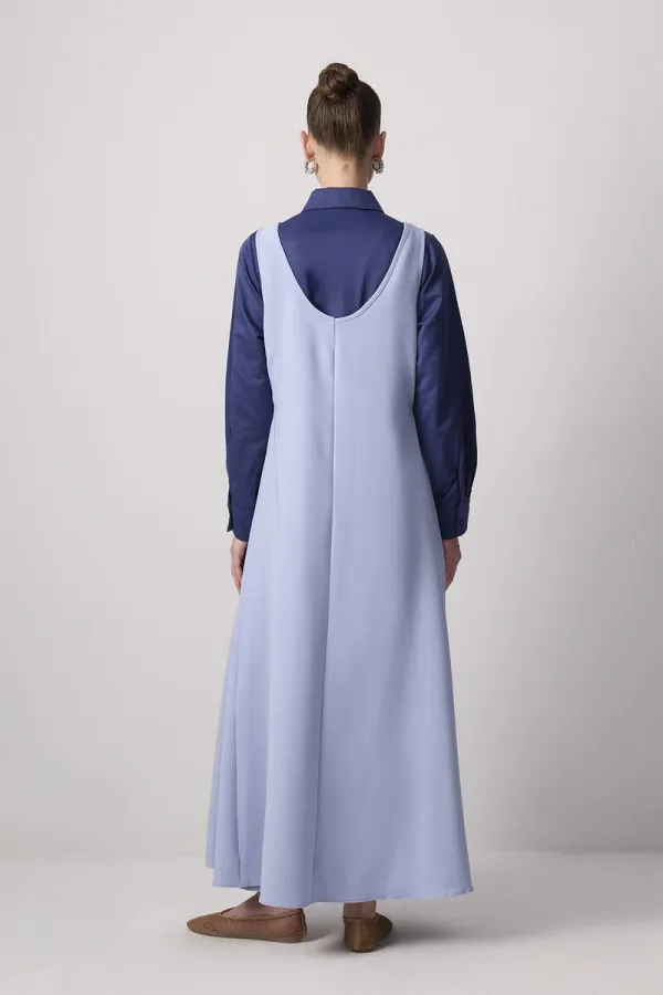 GILET EN CRÊPE SURDIMENSIONNÉ