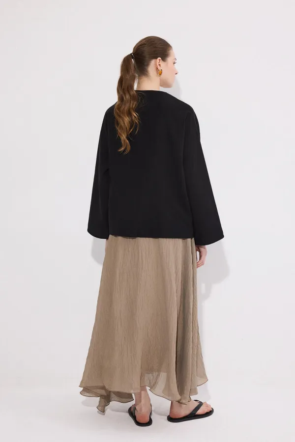 ÖNDEN BAĞLAMALI KİMONO