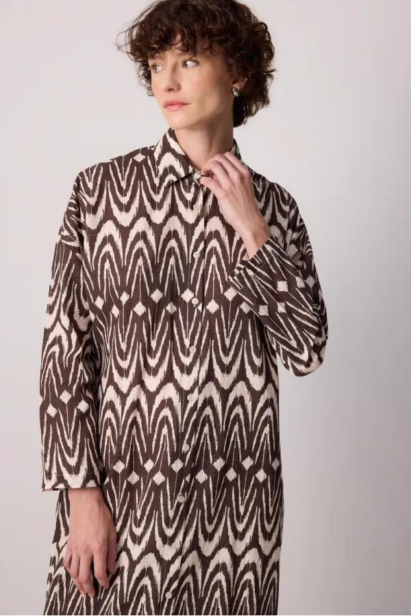 PAMUKLU GÖMLEK ELBİSE