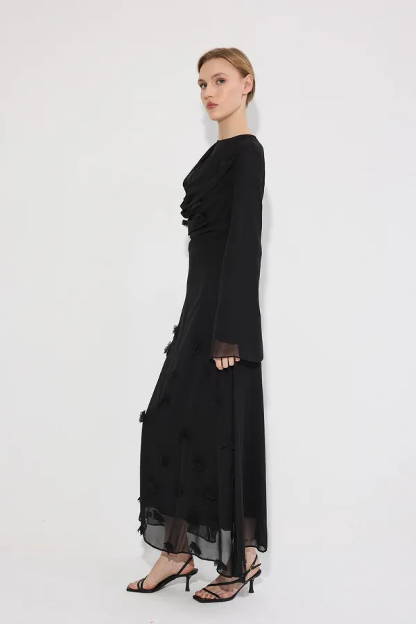 LINED CHIFFON DRESS LINED CHIFFON DRESS