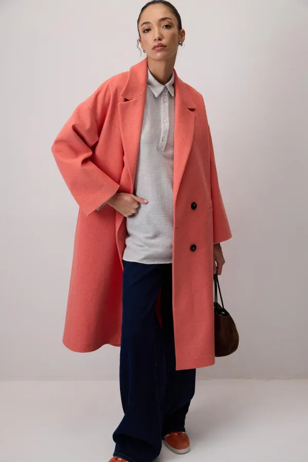 SHIRT COLLAR MELANGE TUNIC