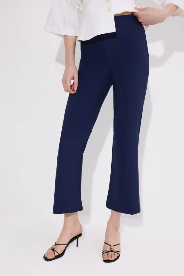 BELİ LASTİKLİ KREP PANTOLON