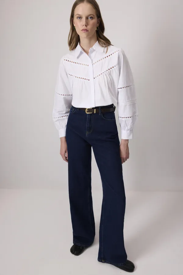 SHIRT WITH DRESS DETAIL
