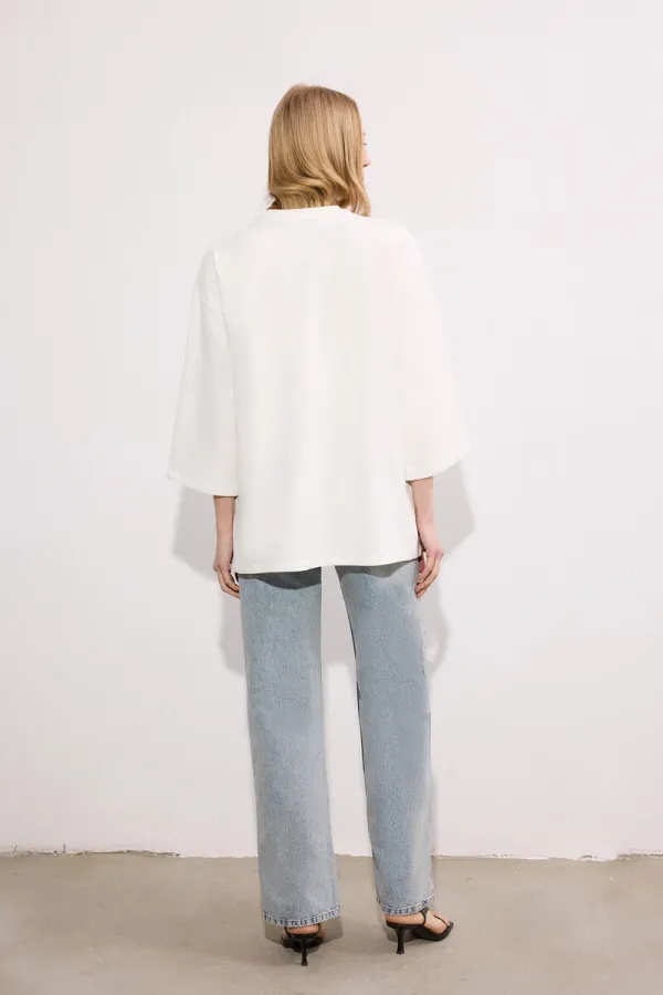 KNITTED TUNIC WITH POCKETS