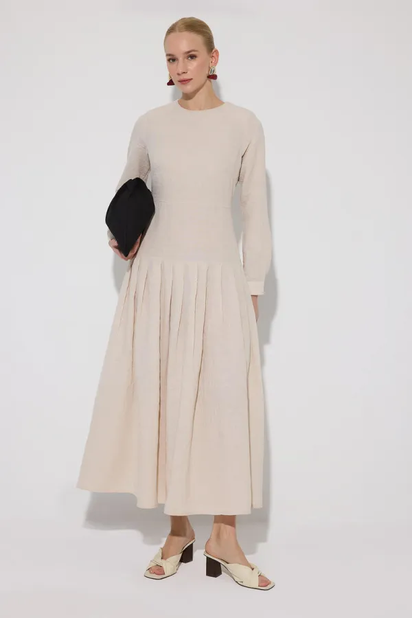 VATKALI MAXİ ELBİSE