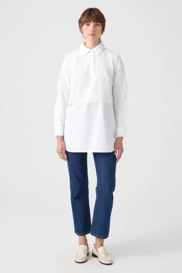 LACE DETAIL TUNIC LACE DETAIL TUNIC