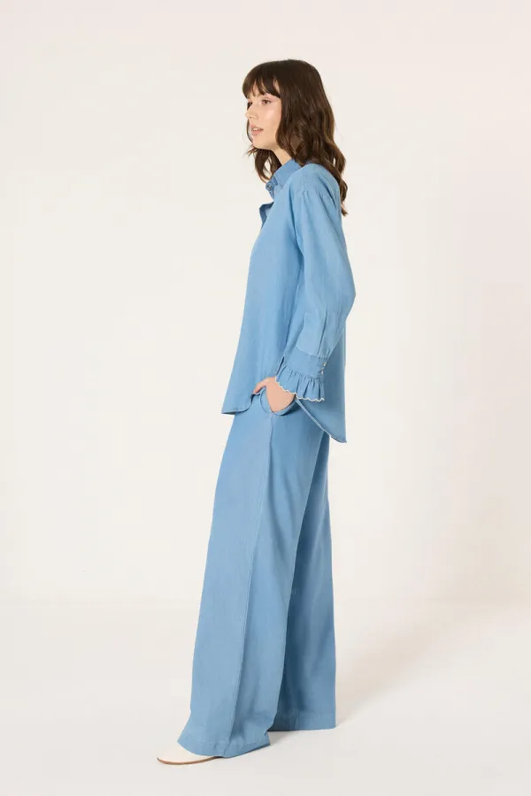 MANŞET DETAYLI GÖMLEK