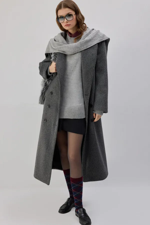 PULL À COL ÉCHARPE