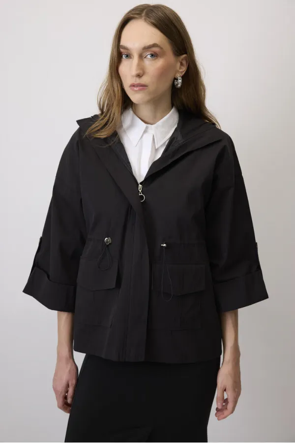 PARKA À CAPUCHE IMPERMÉABLE