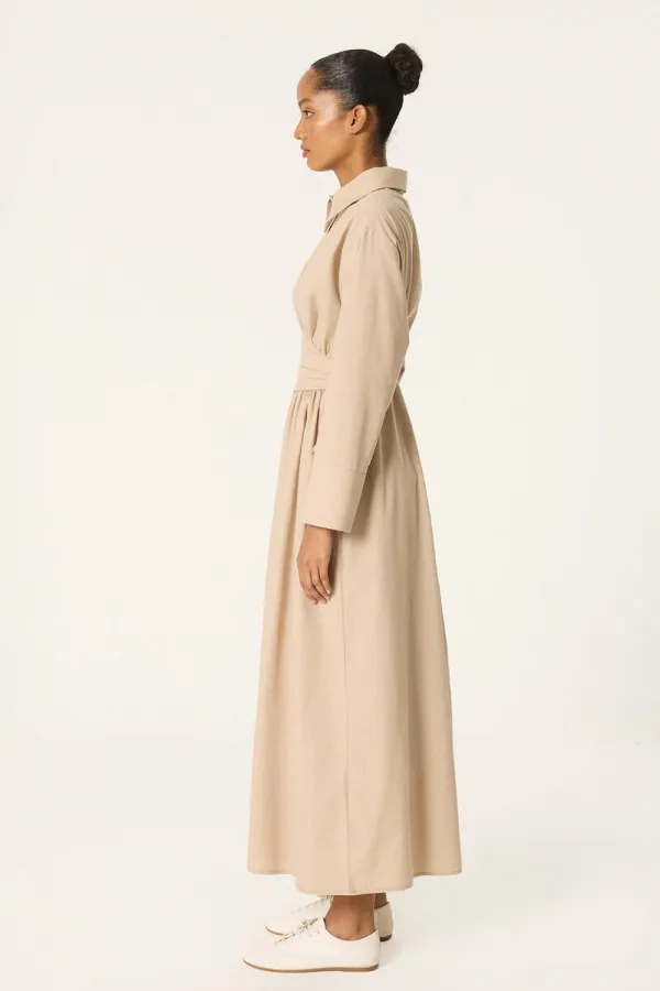 CORSET WAIST SHIRT COLLAR DRESS CORSET WAIST SHIRT COLLAR DRESS