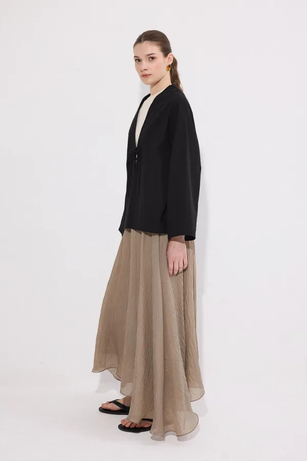 ÖNDEN BAĞLAMALI KİMONO