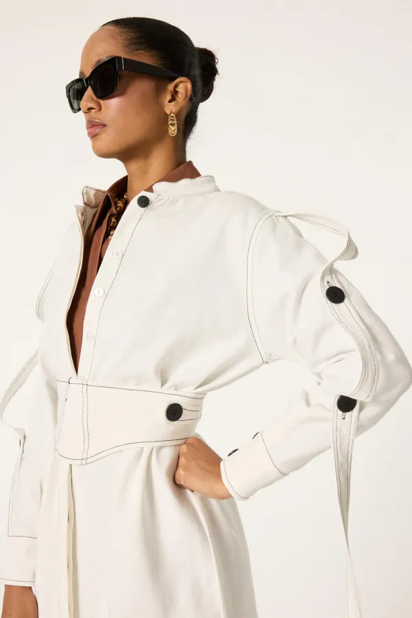 BELİ KEMERLİ CEKET