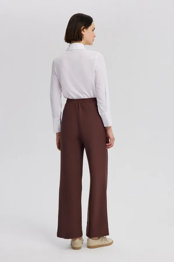 NERVÜRLÜ KREP PANTOLON