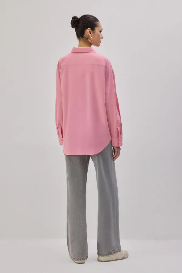 POPLIN SHIRT WITH METAL ACCESSORIES POPLIN SHIRT WITH METAL ACCESSORIES