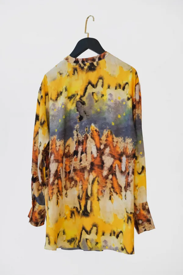 PATTERNED VISCOSE TUNIC