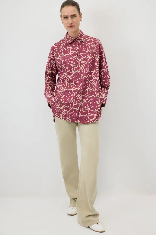 PATTERNED RELAX FIT SHIRT PATTERNED RELAX FIT SHIRT