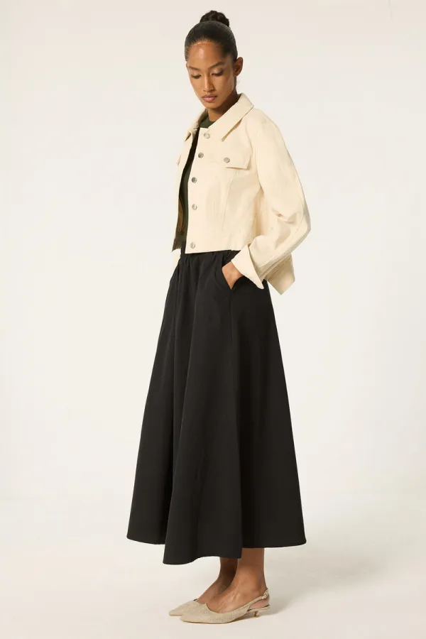 ELASTIC WAIST SKIRT ELASTIC WAIST SKIRT