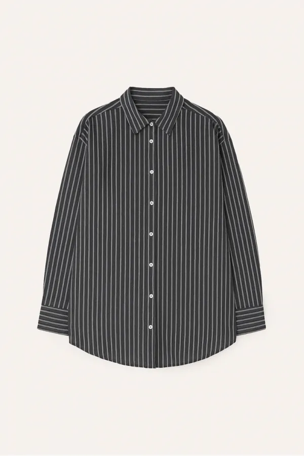 CHEMISE À RAYURES EN VISCOSE