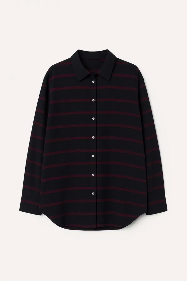 OVERSIZE WAFFLE SHIRT