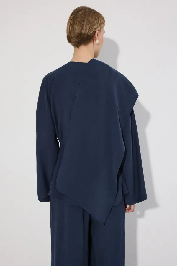 ŞAL YAKALI TUNİK PANTOLON 2'Lİ TAKIM