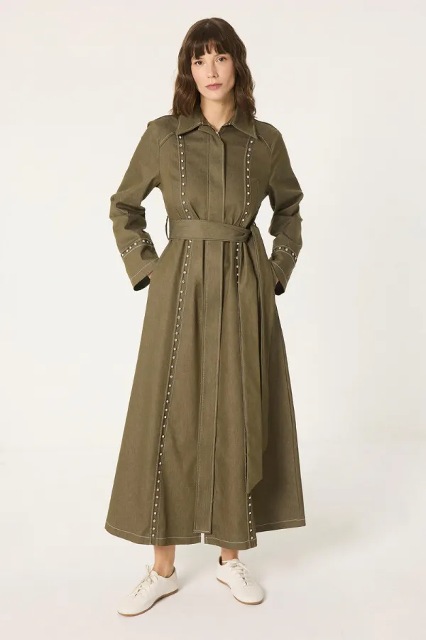 ROBE EN JEAN ORNÉE DE PIERRES