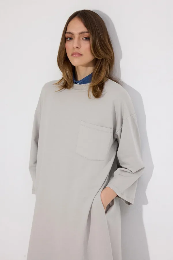 KNITTED DRESS WITH POCKETS