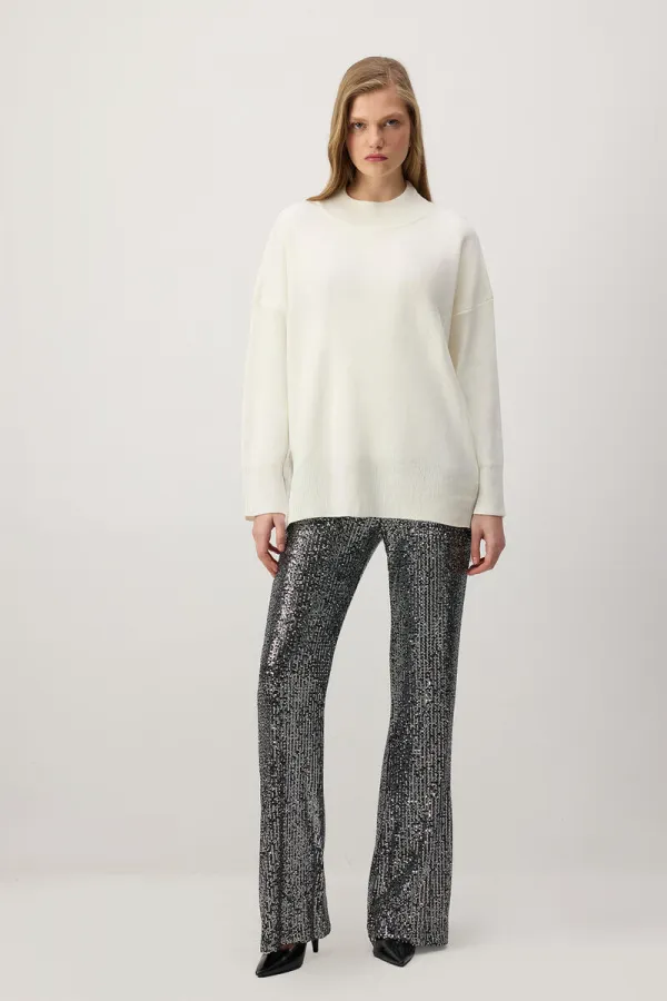 PAYETLİ BOL PAÇA PANTOLON