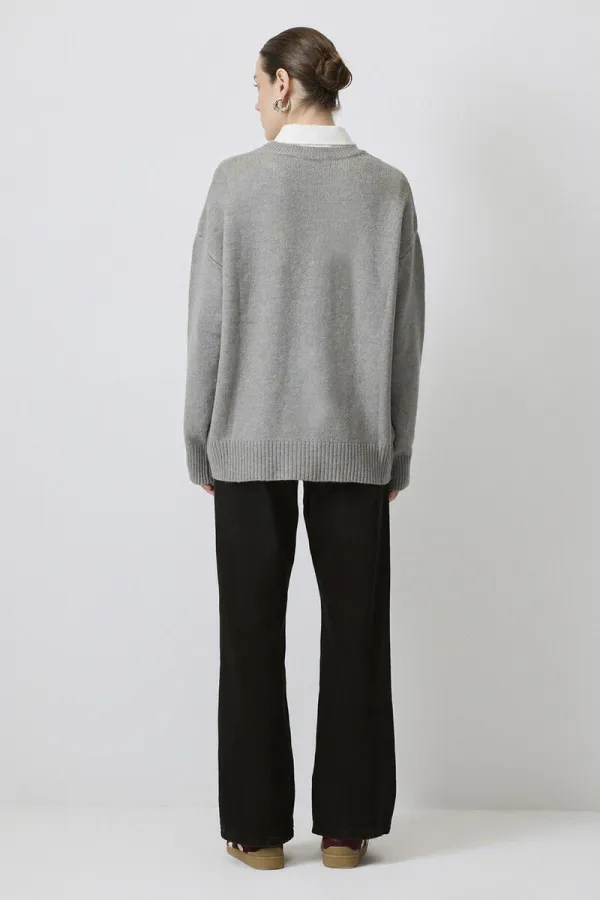 PULL OVERSize DE COULEUR UNI