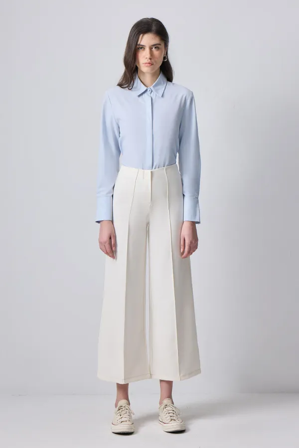 NERVÜRLÜ KREP PANTOLON