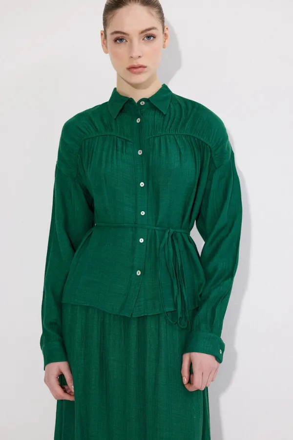 VİSKOZ GÖMLEK ETEK TAKIM