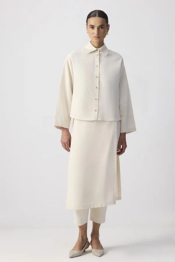 DOĞAL DOKULU GÖMLEK PANTOLON TAKIM