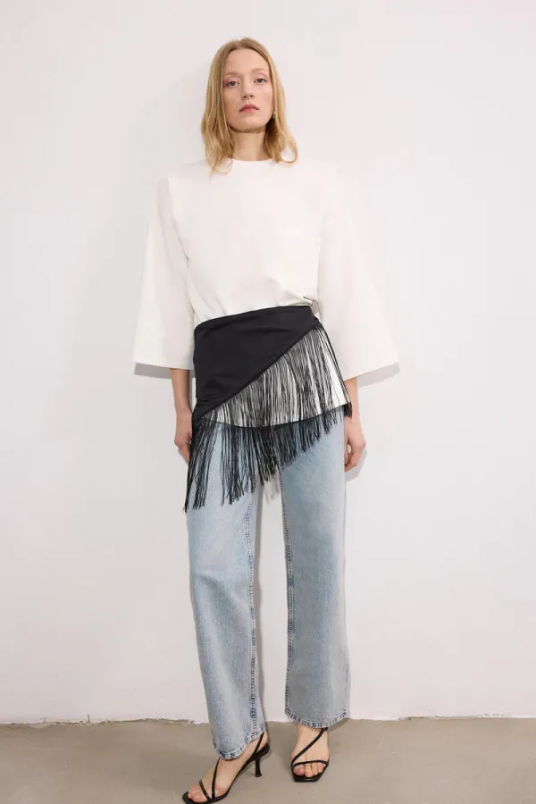 KNITTED TUNIC WITH POCKETS