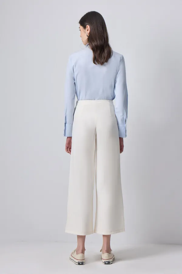 NERVÜRLÜ KREP PANTOLON