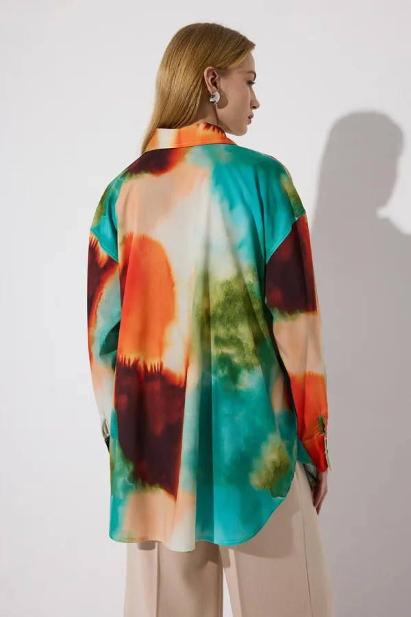 CHEMISE À MOTIFS BATIK