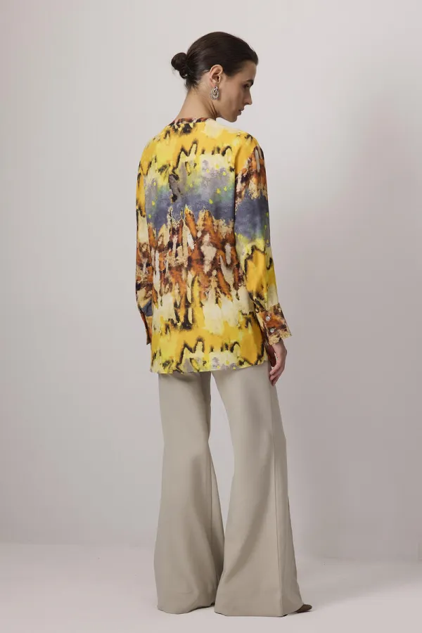 PATTERNED VISCOSE TUNIC