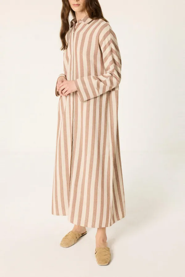 ROBE CHEMISE EN LIN SURDIMENSIONNÉE