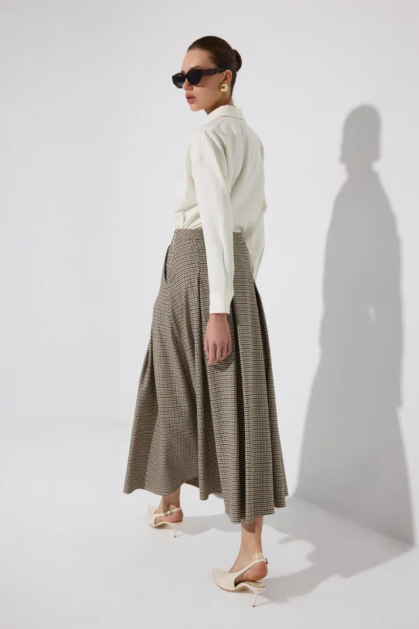 PİLELİ CEPLİ ETEK