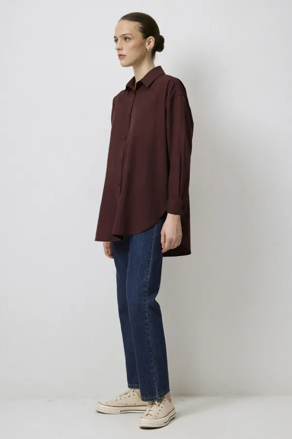 OVERSIZE FIT POPLIN SHIRT OVERSIZE FIT POPLIN SHIRT