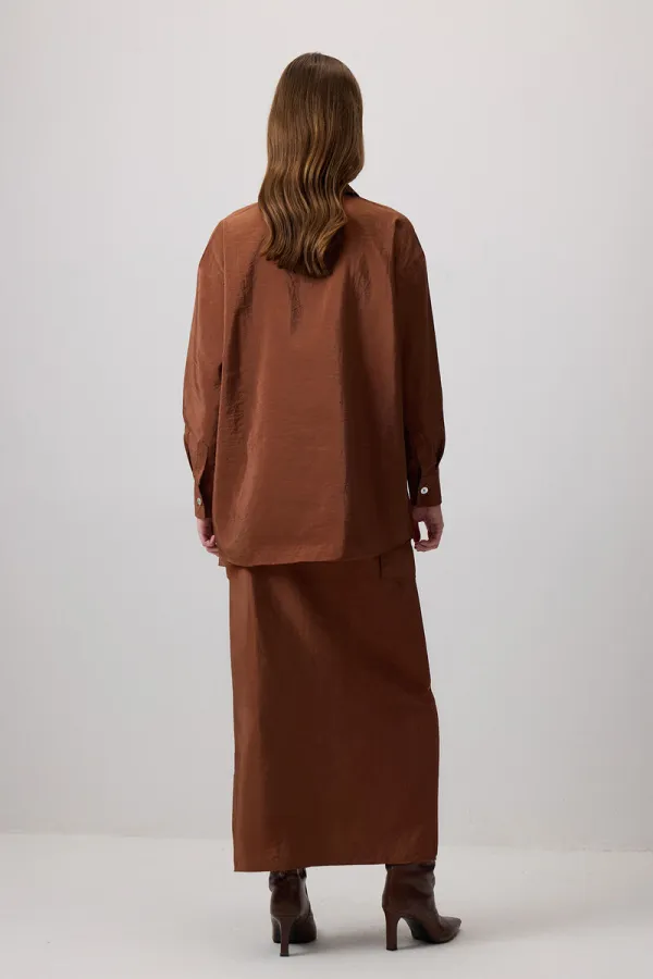 CEP DETAYLI KUPRA CEKET