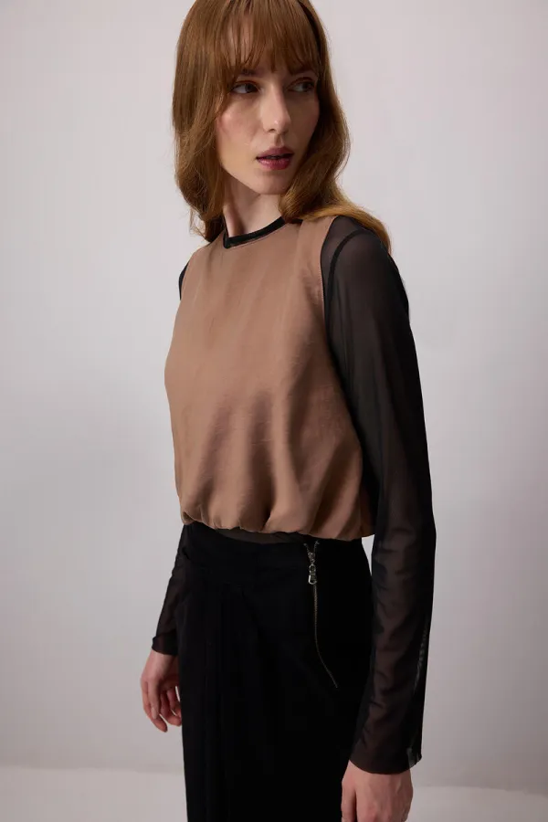 BALLOON MODAL BLOUSE