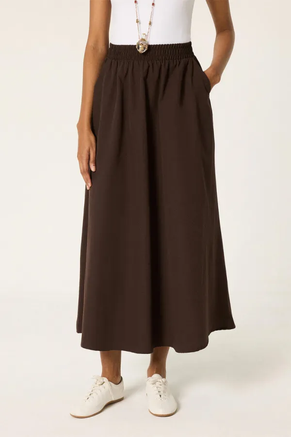 BELİ LASTİKLİ ETEK