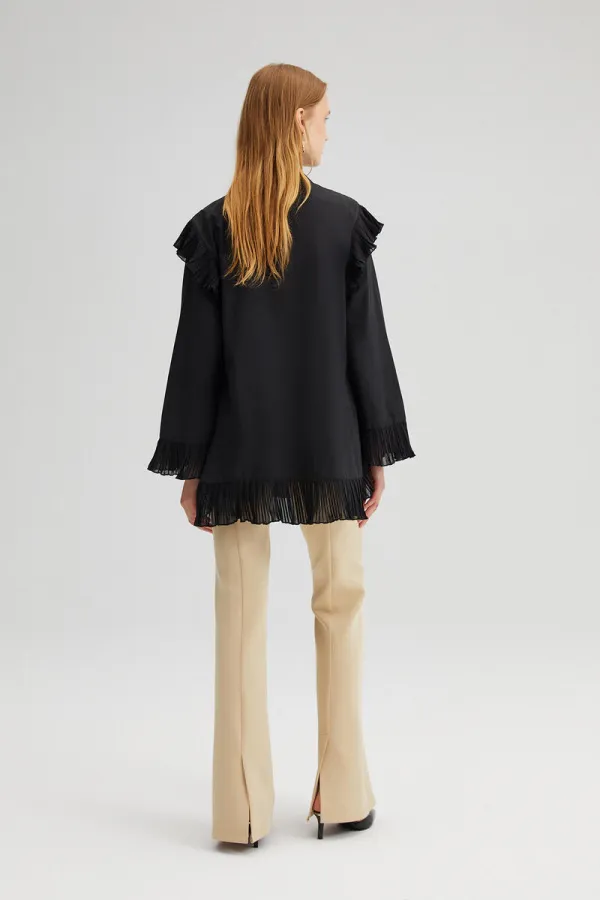 ŞİFON FIRFIR DETAYLI TUNİK