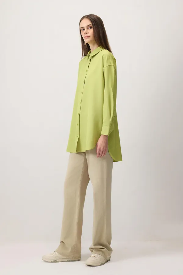 OVERSIZE CREPE SHIRT