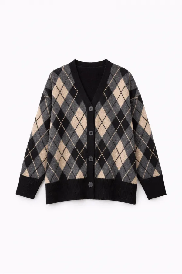 BAKLAVA PATTERNED CARDIGAN