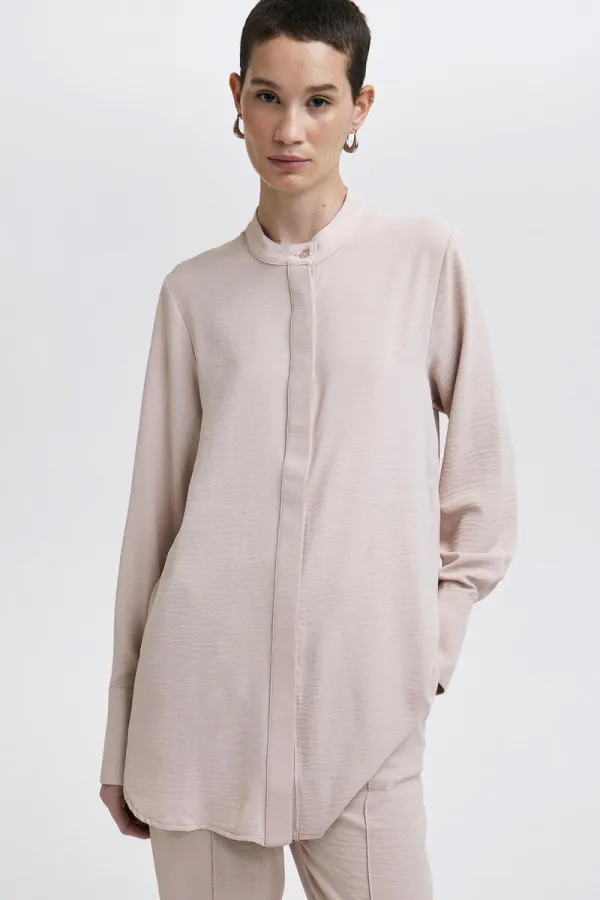 STAND COLLAR SHIRT