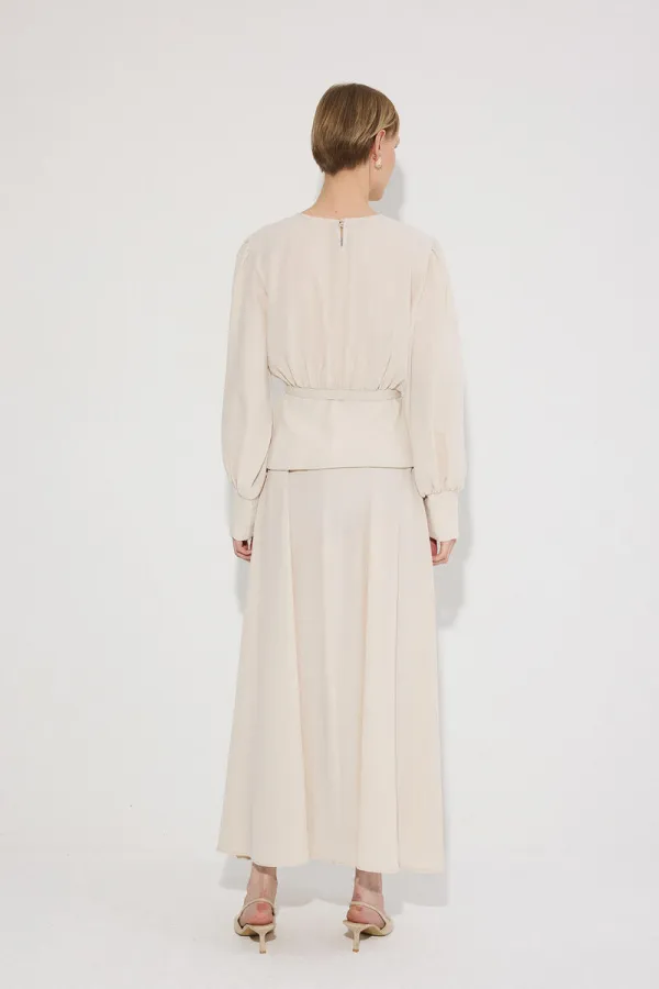 KEMER DETAYLI TUNİK ETEK TAKIM