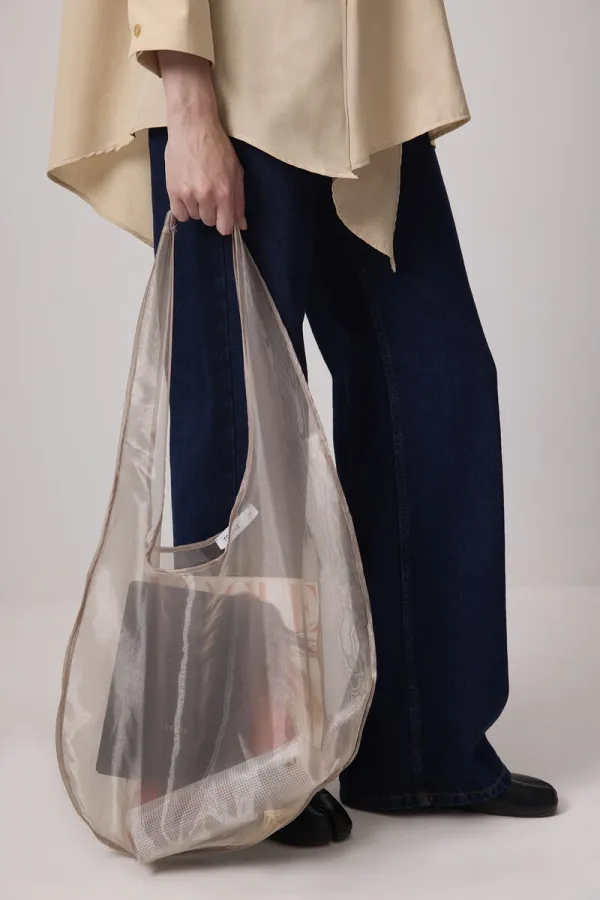 THICK STRAP ORGANZA BAG