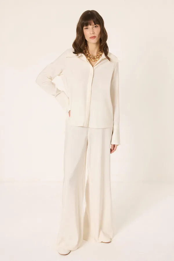 ENSEMBLE TUNIQUE ET PANTALON AVEC CEINTURE